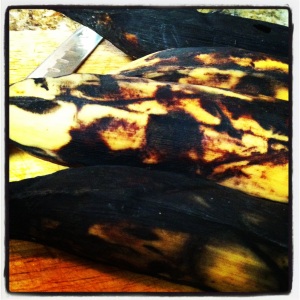 the key to plantains is to wait till they are almost black